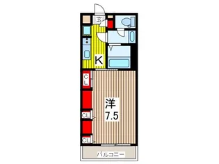 リブリ・ウィスタリア【1階】の間取り