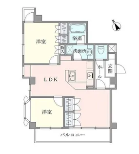ベルメゾン千歳台【3階】の間取り