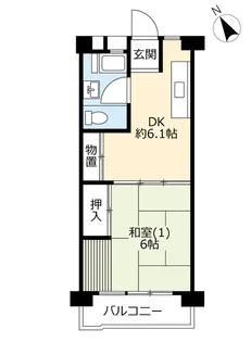 UR高洲第一【3階】の間取り