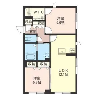 ベアーフルート【3階】の間取り