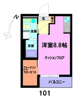 アンランジュ【1階】の間取り