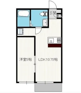 コンフォートシティ増尾【1階】の間取り