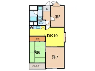 吉光アドニス芦屋【3階】の間取り