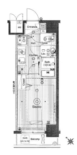 グランド・ガーラ新横浜South【3階】の間取り
