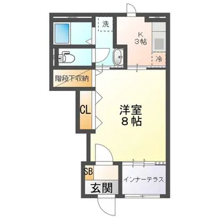 ベルグラース波木 II【1階】の間取り