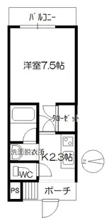 グレイスコート三嶋【2階】の間取り