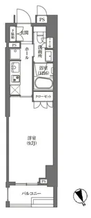 HAMACHO APARTMENTS【2階】の間取り