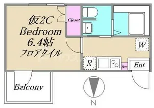 アーバンリーフ小岩【2階】の間取り