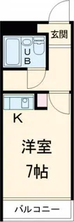 ティアロレジデンス【1階】の間取り