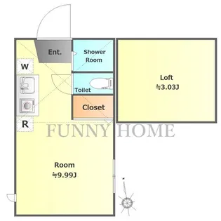 ファーストハウス桜上水【1階】の間取り