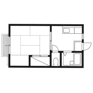 南峰岸ハウスI【1階】の間取り