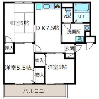 エスペランザ【2階】の間取り
