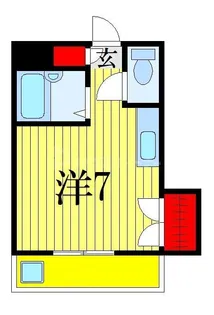 西千葉ハイリビング五番館【4階】の間取り