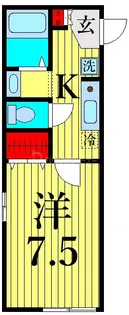 エクレール・コート【1階】の間取り