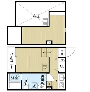 La Luce松戸【1階】の間取り