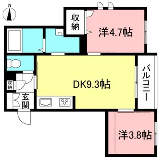 エルムガーデン【2階】の間取り