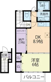 Satis(サティス)【2階】の間取り