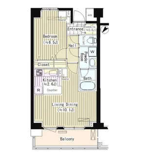 PRIME URBAN 東中野 COURT【1階】の間取り