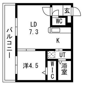 URBAN STAGE北20条【4階】の間取り