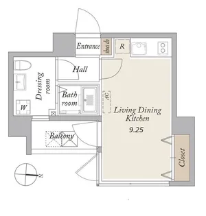 グランカーサ馬込II【4階】の間取り