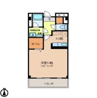 プリステージュ【3階】の間取り