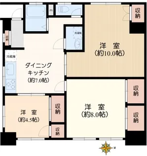 東和ビル【2階】の間取り