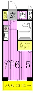 クレセントコート柏【1階】の間取り