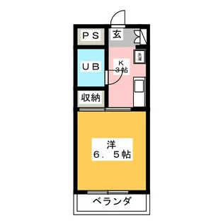 マイコート元本郷【3階】の間取り