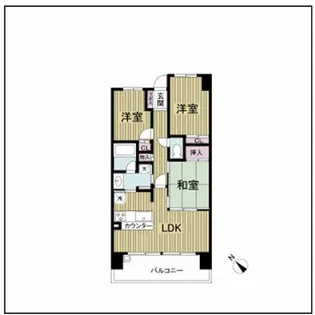 レジディア都島I【11階】の間取り