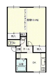 バウハウスII【1階】の間取り