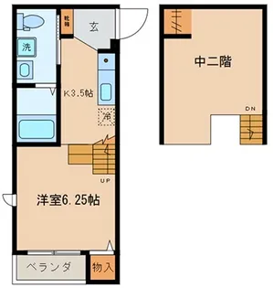 NEXT山手 B【1階】の間取り