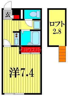 メインシティガーデンメヌエット【2階】の間取り