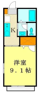 ヴィルMR【2階】の間取り