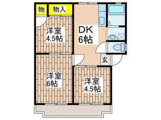 クレアーレ・カザ【2階】の間取り