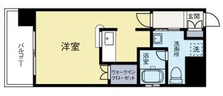 アソシアグロッツォ博多【10階】の間取り