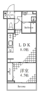 アヴァンス東日暮里【3階】の間取り