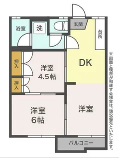 フォーブル三浦B【2階】の間取り