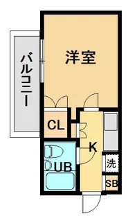 ユースピア本厚木【1階】の間取り