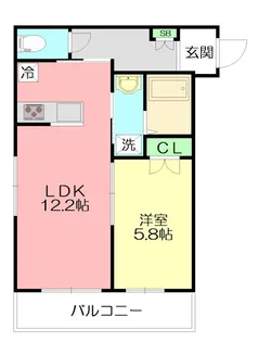 サン プランドール【1階】の間取り