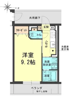 サンサイド山部III【2階】の間取り