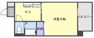リバージュサンヨー【3階】の間取り