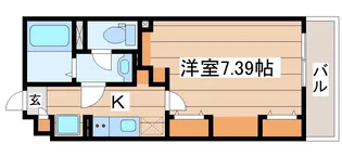 フォルトゥナ北仙台【1階】の間取り