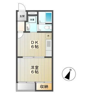 山王レジデンス【2階】の間取り