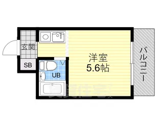 コンフォート中山(旧館)【1階】の間取り