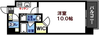 エイトバレー広島駅前スタジアムサイド【10階】の間取り