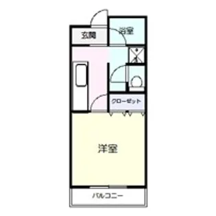 ホワイトリリー【2階】の間取り