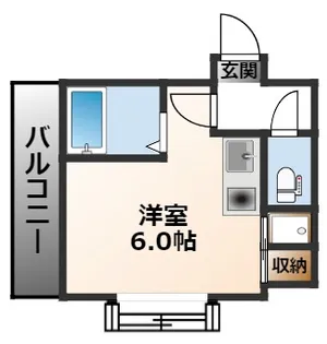 エナブル里中【2階】の間取り