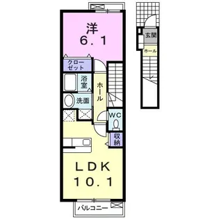 ベル アンジュ【2階】の間取り