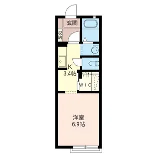Tマーシュ【1階】の間取り