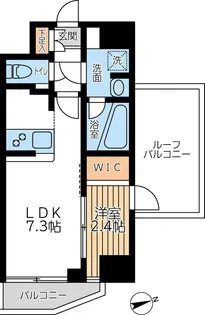 アジールコート西馬込II【4階】の間取り
